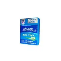 Always Protect Plus with aloe vera extra Long Pads 24 Pads