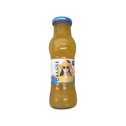 Nadir Orange Juice Glass Bottle, 250ml