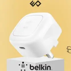 Belkin BoostCharge Compact USB-C Wall Charger 45W - White