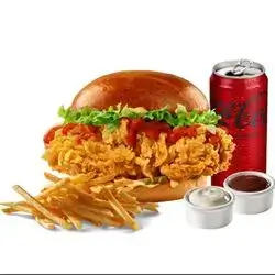 Cajun Hoty Burger Menu