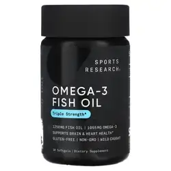 Sporsts Reaserch Omega 3 Fish Oil 30 Softgels