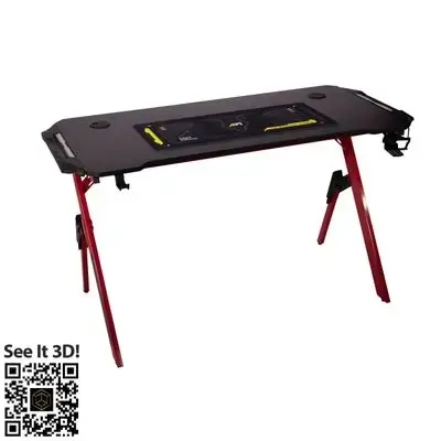 AG Hunter Killer Red RGB Table 140cm