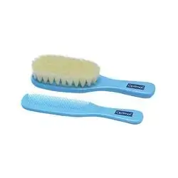 Newborn Hair Brush and Comb Set - Blue