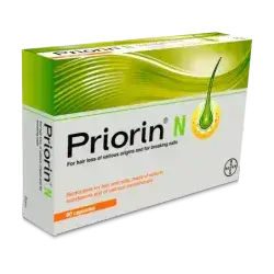 Priorin N (90 capsules)for hair loss of various origins and for breaking nails (Bayer)