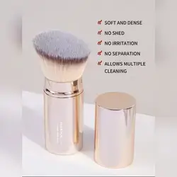 MAANGE 1pc Professional Facial Oblique Head Retractable Brush