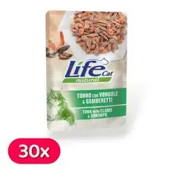 Life Cat Tuna with Clams & Shrimps x30