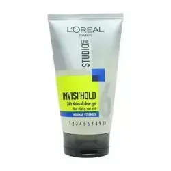 لوريال باريس ستوديو لاين انفيزي هولد 6 جل مثبت الشعر 150مل/L'Oral Paris Studio Line Invisi'Hold 24h Natural Clear Gel Normal Strength 150ml