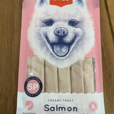 Wanpy dog creamy treat salmon & chicken 5p