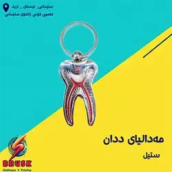 Steel Tooth Keychain - Design 2