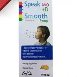 speak avo smooth syrup delicious taste syrup orange flavor 250ml