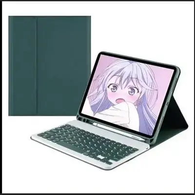 Keyboard Case for iPad Pro 9.7", iPad 9.7", iPad Air 1 and 2 Bluetooth Keyboard with Back Cover & Pencil Holder, Ultra Slim