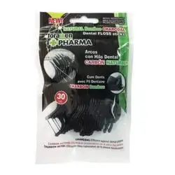 Foramen Pharma Arcos Floss Natural Charcoal 30 Units