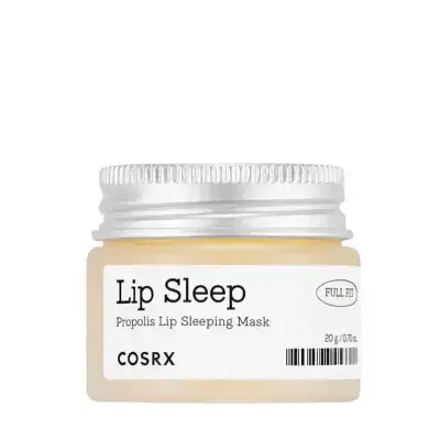 COSRX Full Fit Propolis Lip Sleeping Mask 20g يجدد الشفاه بالتغذية للحصول على شفاه ناعمة ونضرة.