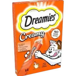 Dreamies Creamy Tasty Chicken 4x10g