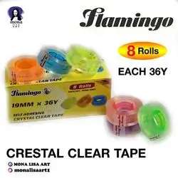 Clear Tape-Flamingo