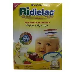 Ridialak milk with wheat and fruit 200 grams stage two for six months