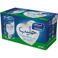 Almarai Uht Full Fat Milk 1lx12