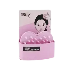 Scalp Massage Brush PINK _ BEAUTY STAR