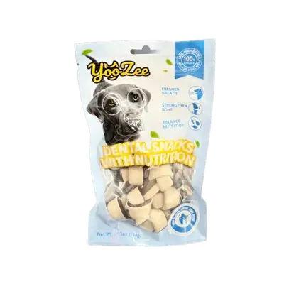 YooZee Dental Snacks With Nutrition Beef Flavor Small Soft Bone 100g