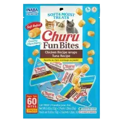 Inaba Churu Fun Bites - Chicken & Tuna wraps 3x