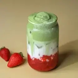 Strawberry Matcha Latte