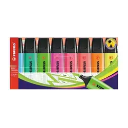 stabilo - 8 colors highligter set