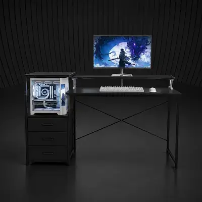 Gaming Desk AG Tower X Black