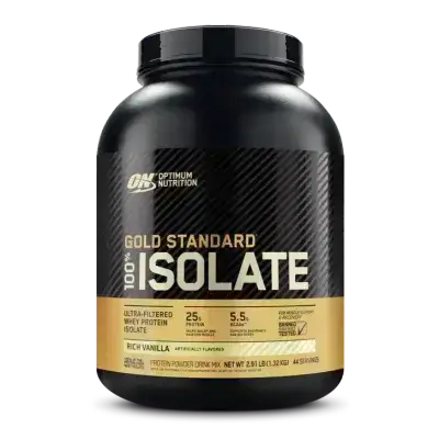 OPTIMUM NUTRITION GOLD STANDARD ISOLATE RICH VANILLA 1.36KG