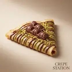 Kinder and Pistachio Crepe