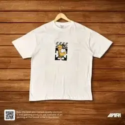 FARFETCH T-SHIRT OFF-WHITE SIMPSON MASTER QUALITY WHITE SMALL