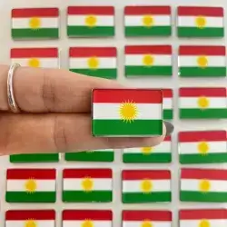 Metal Sticker – Kurdistan Flag