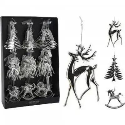 Koopman Hangdeco 14Cm Silver 3Ass