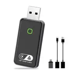 CarPlay and Android Car Wireless Adapter, 2 in 1