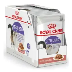 Royal Canin Setrilised Adult In Gravy Pouch 12 PCS