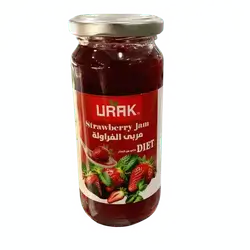 Strawberry jam glass 280 grams