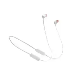 JBL Tune 125BT Wireless In-Ear Headphones, Pure Bass Sound, Lossless 5.0 Bluetooth, 16H Battery, Magnetic Cable, Multi-Point Connection (white)