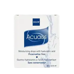 Acuaiss Moisturizing Drops with Hyaluronic Acid Preservative Free 20 x 0,35ml _ DISOP