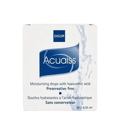 Acuaiss Moisturizing Drops with Hyaluronic Acid Preservative Free 20 x 0,35ml _ DISOP