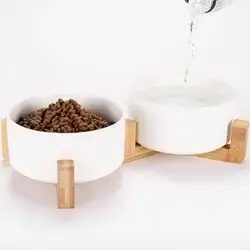 Dual Ceramic Bowl A09