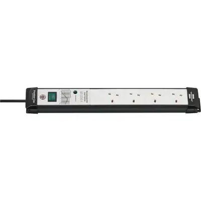 Extension Lead 4 Way With Surge Protection 3M