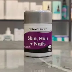 vitaminstore skin , hair , nails suitable for vegetarians 40 tablets 1-a-day