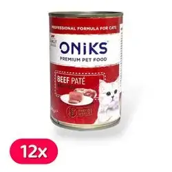 Oniks adult beef pate 400gx12