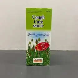 cough care syrup contains the extract of plantain , ivy leaves , wild thyme and vitamin c (sugar free) 100ml