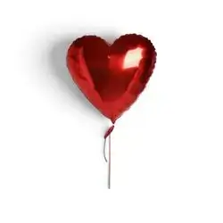 Heart shaped ballon helium 