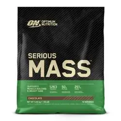 On Serious Mass Chocolate Protein Powder Supplement, 16 Servings, 12 Lbs (5.44 Kg)