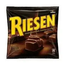 Storck RIESEN Chewy Dark Chocolate Caramel Candies – 231g