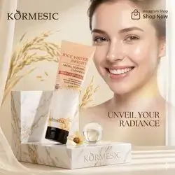KORMESIC Rice Water Bright Facial Foaming Cleanser