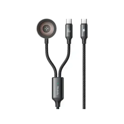 Cable MCDODO CA-4210 USB-C 1.2m Black + charger for Samsung Watch