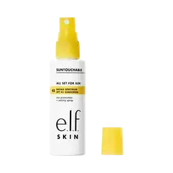 All Set For Sun Broad Spectrum SPF45 Sunscreen + Setting Spray 60ml _ e.l.f