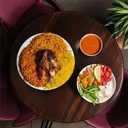 Half Chicken With Rice